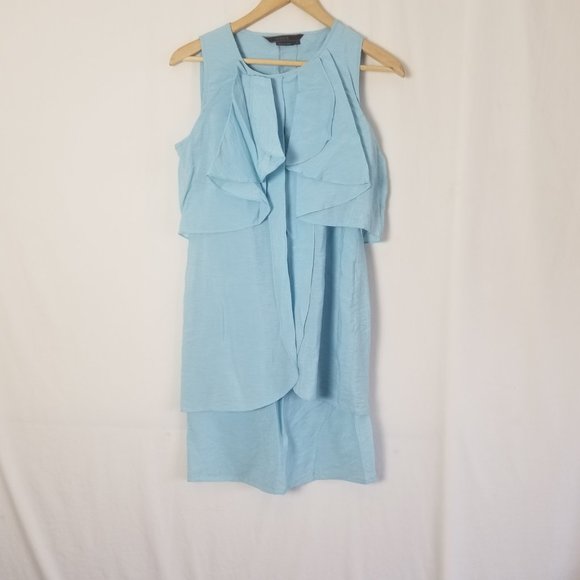 NWT To The Max light blue sleeveless mini layered dress size XS (104) - Picture 2 of 9